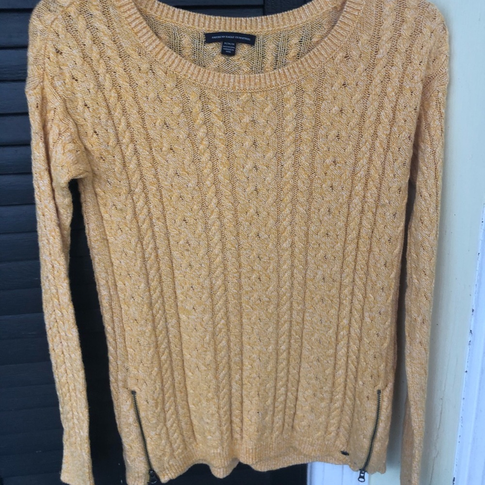 Yellow American Eagle Sweater